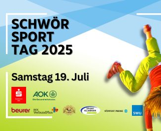 Schwör Sport Tag 2025 Samstag 19. Juli Person macht Handstand