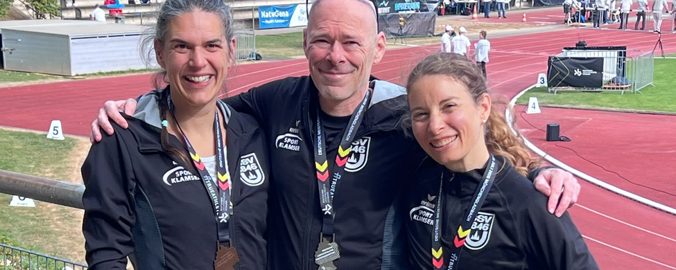 SSV Ulm 1846 eV Leichtathletik Schwarz, Stiegler, Schneeweiß