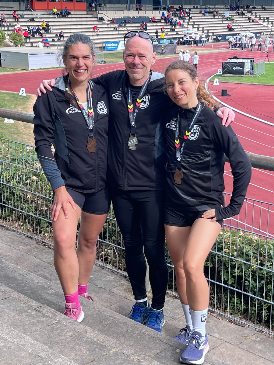 SSV Ulm 1846 eV Leichtathletik Schwarz, Stiegler, Schneeweiß