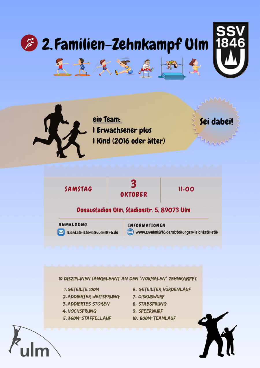 SSV Ulm 1846 e.V. Leichtathletik Fam10K