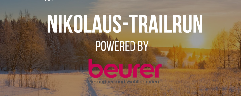 Nikolaus-Trailrun Sa 7.12.2024 15:00 Hotel Seligweiler verschneiter Weg im Dämmerlicht