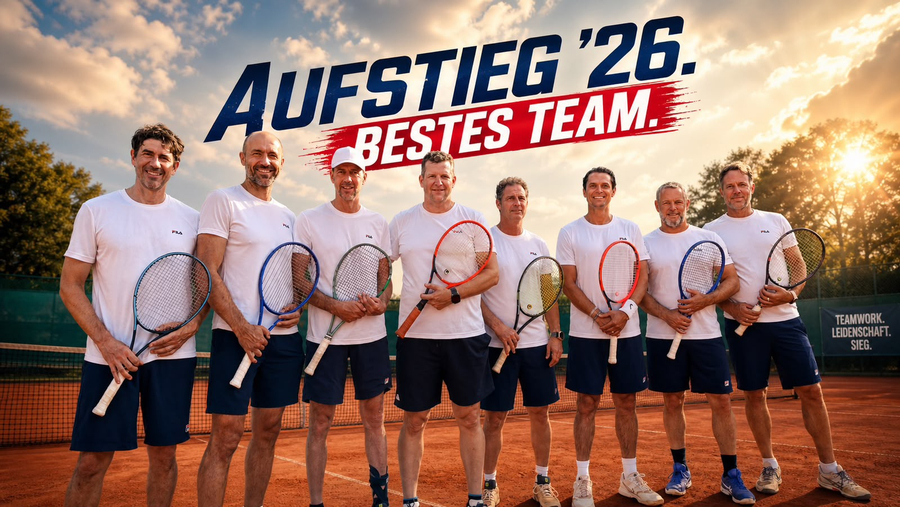 Aufstiegsplakat Herren 40 I in der Saison 2026