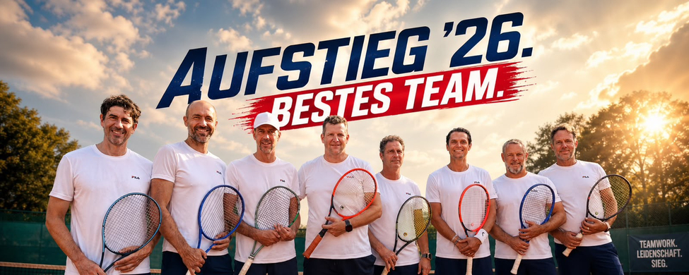 Aufstiegsplakat Herren 40 I in der Saison 2026