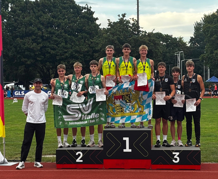 U16-Siegerehrung mit Niklas Kaul