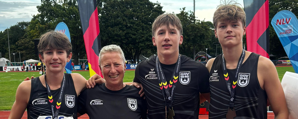 Brigitte und die U16-Jungs
