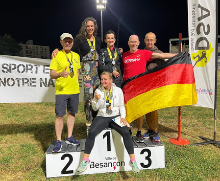 Sechs Athleten mit Medaillen auf Siegerpodest in Besançon Germany