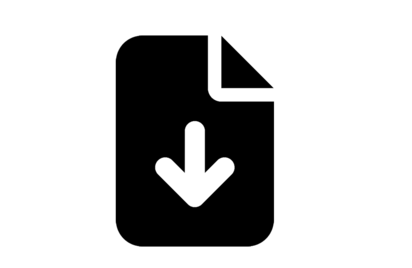 Symbol einer Datei mit Pfeil nach unten