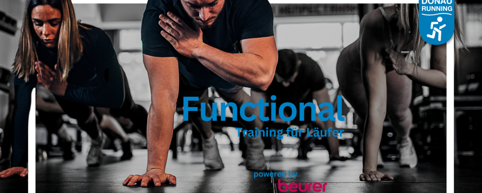 Mehrere Personen in Plank im Fitnessstudio Functional Training für Läufer