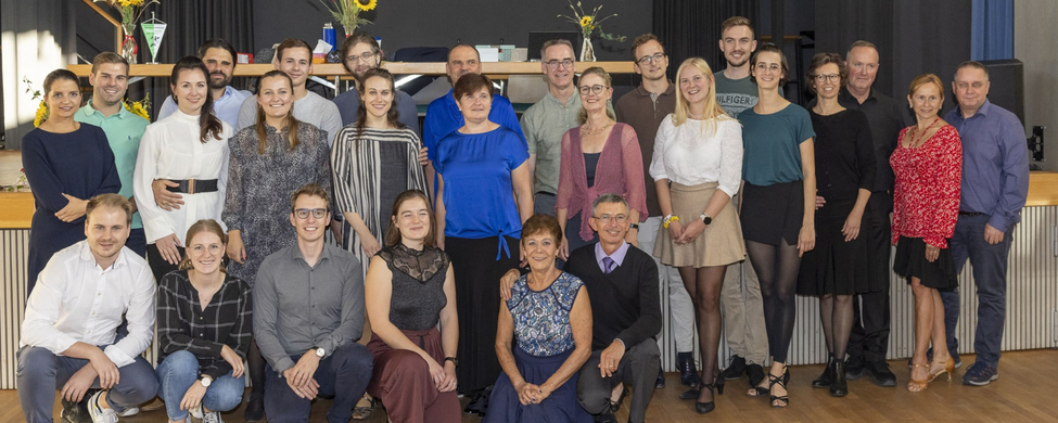 Gruppe von Tänzerinnen und Tänzern nach Abnahme des Tanzsportabzeichens